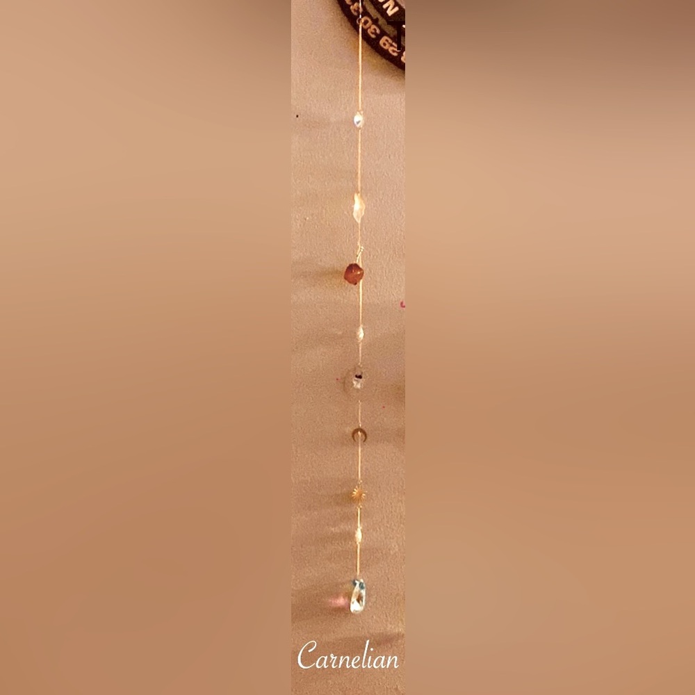 Hand made Carnelian Sun Catcher